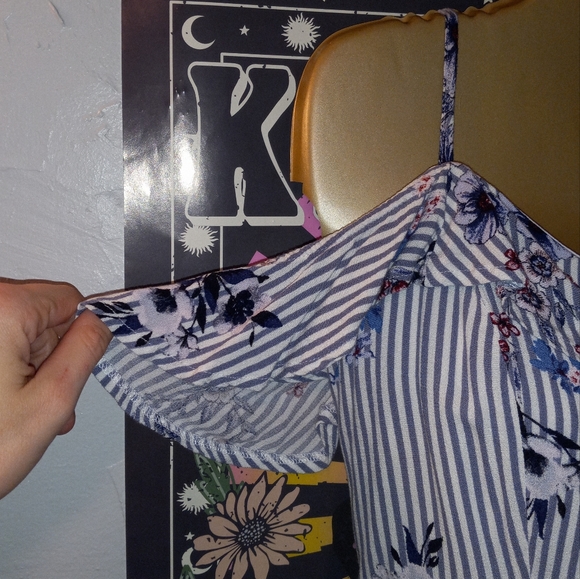 Maurices Button Down Floral Maxi Dress - Picture 7 of 7